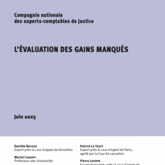 L'évaluation des gains manqués